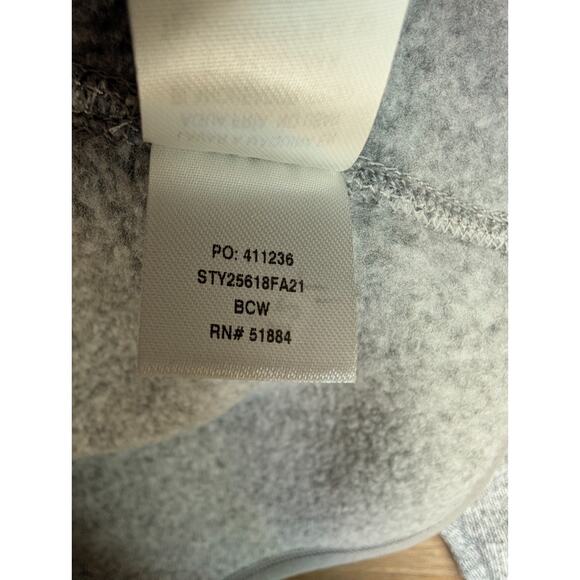 Patagonia Better Sweater Women Small Gray Long Sleeve 1/4 Zip Pullover 25618 NWT - Picture 5 of 6